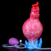 7 Inch  Ejaculating Inflation Silicone Dog Dildo