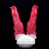 8 Inch Red Silicone Double Penetration Dildo