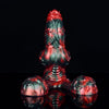 7 Inch Red Green Soft Mutation Dog Dildo