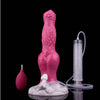 8 Inch Texture Fantasy Monster Dog Ejaculating Dildo