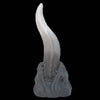 Grey Silicone Soft Curved Fantasy Dildo